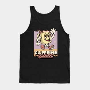 Caffeine Queen Coffee Lover Tank Top